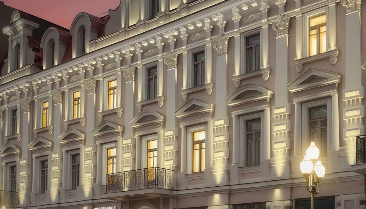 Подсветка украсит 12 зданий на Кутузовском проспекте в столице