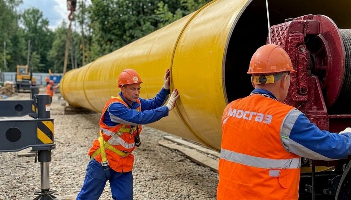 Газопровод высокого давления в Троицком округе завершен на 75%