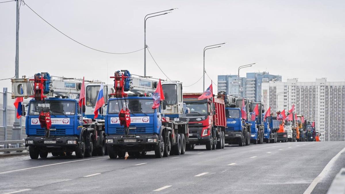 В Москве открыли движение по Дмитровскому путепроводу