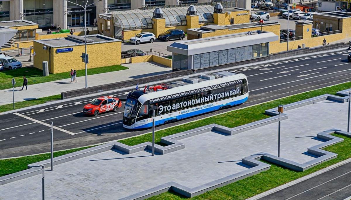 На Московском трамвайном диаметре совершили почти 2 млн поездок